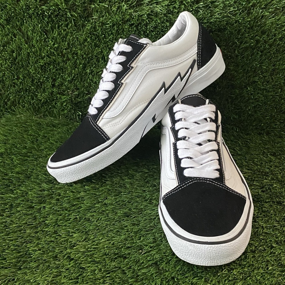 VANS Old Skool Bolt Men's Skate Shoes Size 11 Black/White Sneakers Sk8